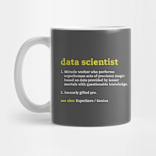 Data Scientist Data Analyst Definition Dictionary Funny Gift Mug